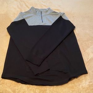 Zip up track sweater